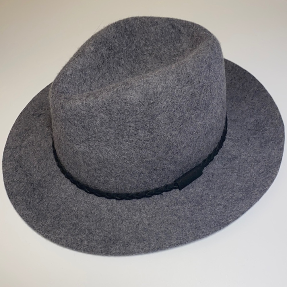 Fedora + Bracelet - 100% Wool Fall Hat - Quagga Green Label (Eco-friendly)